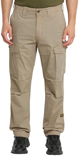 G-STAR Herren Core Regular Cargo, Beige (Vintage Khaki gd D24309-D920-G102), 33W / 32 im Sale